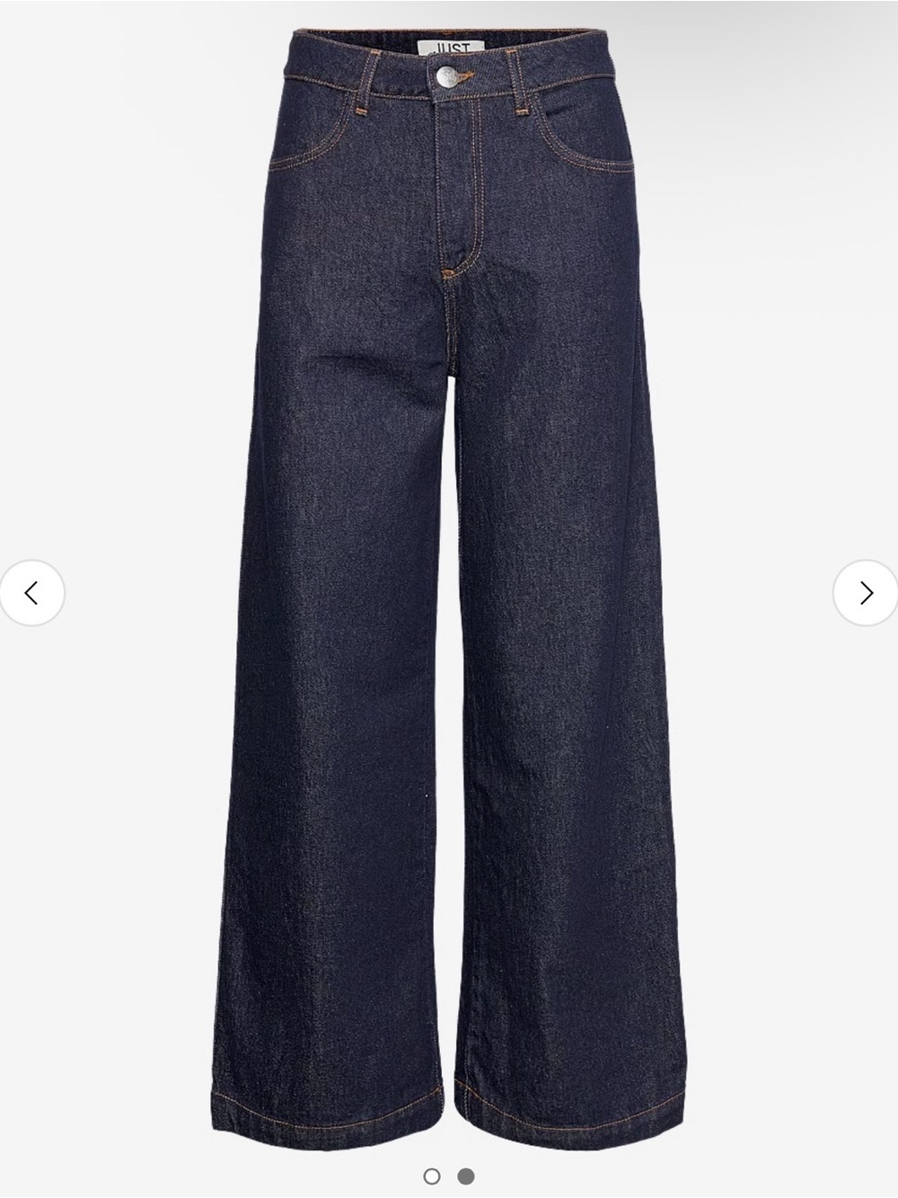 Just Female Dark Blue Wide-Leg Jeans